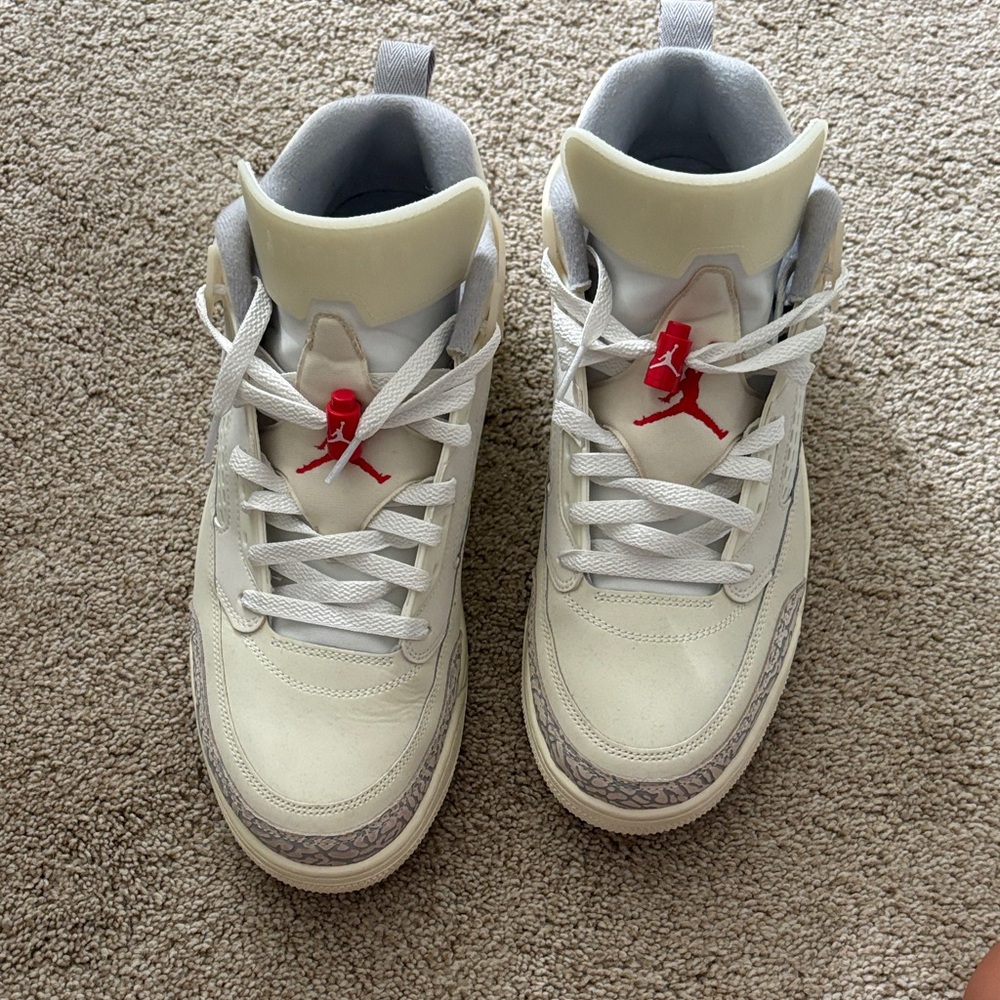 Air Jordan White and Gray Sneakers